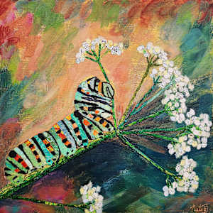 The Very Very Hungry Anise Swallowtail Caterpillar by Poppyfish Studio: The Art of Natasha Monahan Papousek
