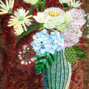 White Flower Bouquet by Poppyfish Studio: The Art of Natasha Monahan Papousek