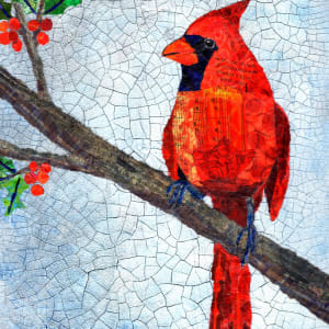 Winter Cardinal by Poppyfish Studio: The Art of Natasha Monahan Papousek