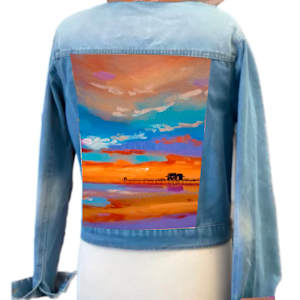 Sunset Pier Denim by CLAIRE HARDY