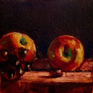 Apple Closeup by CLAIRE HARDY