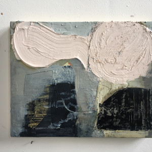 Large pink shape by MaryAnn Puls