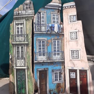 Alfama, Lisboa, Portugal by Elena Merlina - Paint The World Tour  Image: Alfama, Lisboa collection