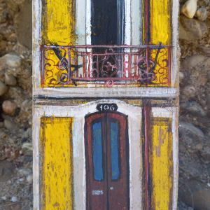 Cais da Estiva - Yellow, Porto, Portugal by Elena Merlina - Paint The World Tour 