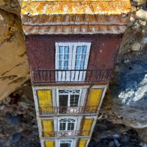 Cais da Estiva - Yellow, Porto, Portugal by Elena Merlina - Paint The World Tour 
