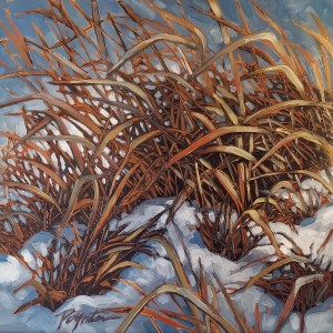 "Valley Grass #1 - Black" by Jan Poynter