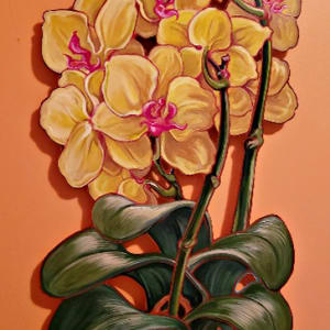LIVE EDGE  Orchid #1 by Jan Poynter