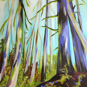 Mauve Forest at Mill Bay by Bobbi Bjornholt