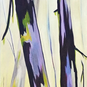 Two trees by Bobbi Bjornholt