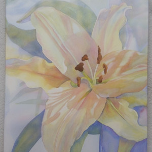Yellow Lily by Teresa Beyer  