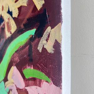 Early Fall by Krista Townsend  Image: The 1 and 1/2 inch edge of the canvas is not painted but it could be to match the painting at the buyer's preference.