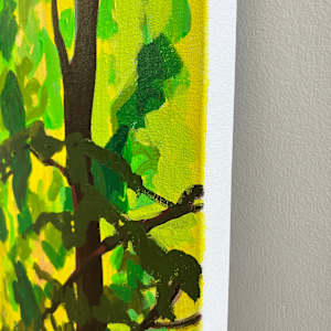 Evening Glow And Sticks by Krista Townsend  Image: Painting edge is gessoed but not painted.