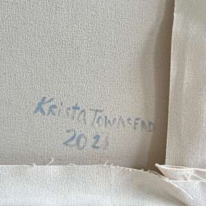 Flowers and Grasses by Krista Townsend  Image: The painting is signed and dated on the back.