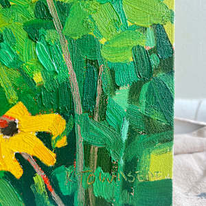 Flowers and Grasses by Krista Townsend  Image: The painting is signed on the front in the lower right corner.