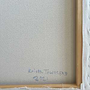 Hastas and Grasses by Krista Townsend  Image: Painting is signed and dated on back.