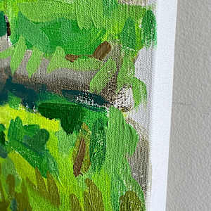 In Conversation With Trees by Krista Townsend  Image:  The 1 and 1/2 inch edge of the canvas is not painted but it could be to match the painting at the buyer's preference.
