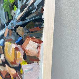 Rock Cave by Krista Townsend  Image: Painting edge is bare wood.