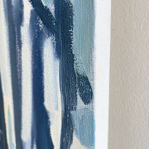 Snag by Krista Townsend  Image: The 1 and 1/2 inch edge of the canvas is not painted but it could be to match the painting at the buyer's preference.
