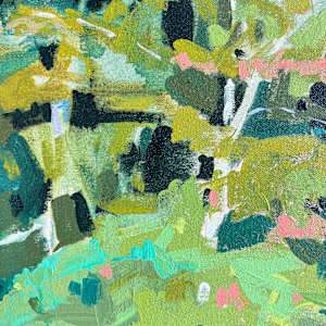 Spider Island Reflections by Krista Townsend  Image: A close up of the painting.