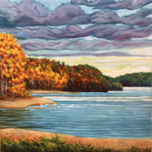 Fall, Whitefish Lake by Melissa Jean