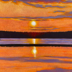 Tangerine Sunrise by Melissa Jean 