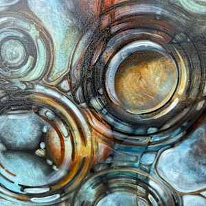 Rocky Shore Raindrops #2 by Melissa Jean 