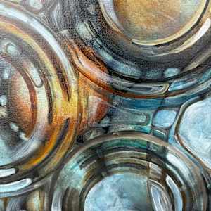 Rocky Shore Raindrops #2 by Melissa Jean 