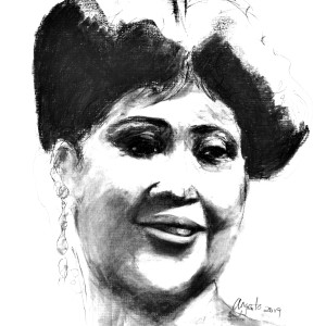 Aretha Franklin by Frank Argento