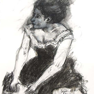 Girl after Degas by Frank Argento