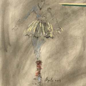 Twirling Dancer II by Frank Argento