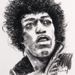 Jimi Hendrix by Frank Argento