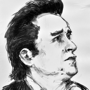 Johnny Cash by Frank Argento
