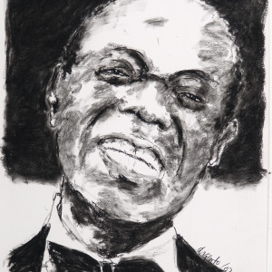Louis Armstrong by Frank Argento