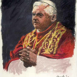 Pope Benedict XVI by Frank Argento