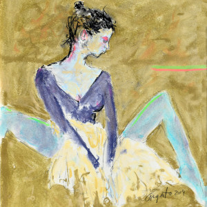Seated Dancer by Frank Argento