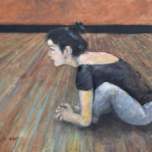 Dancer Stretching II (Borinquen Series) by Frank Argento