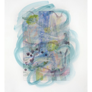 Untitled Aqua (01/16/13, #1) by Ginny Sykes