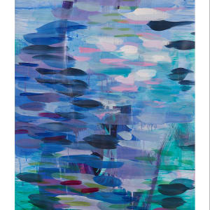 Blue Diptych 1 by Ginny Sykes 