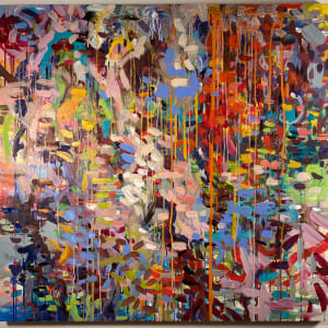 The Last (or First) One in the Water by Ginny Sykes  Image: New version of painting, completed 2023