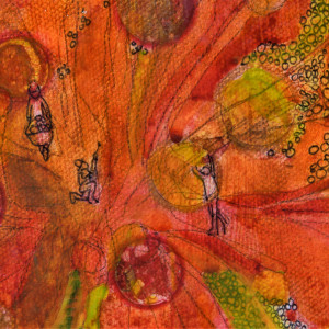 Carpenter Ants & Red Cypress by Gwen Meharg 