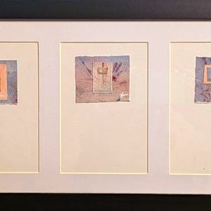 Small Triptych: Boundaries by Gwen Meharg