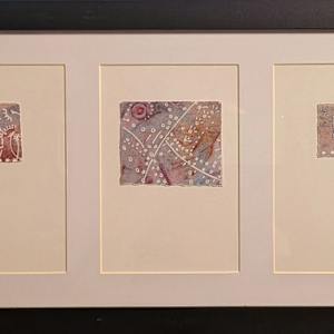 Small Triptych: Spring Breeze by Gwen Meharg