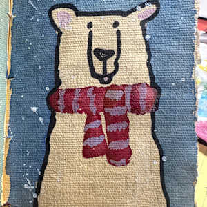 Snow Polar Bear Sketch by Robin Moore, Image 1.