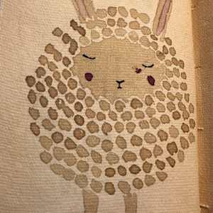 Tan Sheep Sketch by Robin Moore, Image 1.
