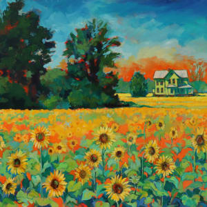Sunflower Magic by Brenda M. Sylvia