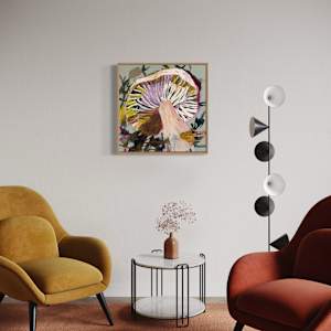 The Rosy Bonnet Mycena Rosea by Kate Owen, Image 3.