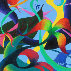 Jungle Flowers by Jennifer Brewer Stone