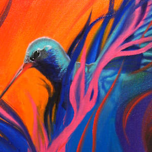 Hummingfire by Jennifer Brewer Stone  Image: closeup