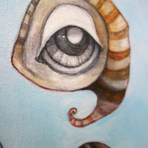 "Not Searching for New Paths but in finding Eyes" by Jenna Colby