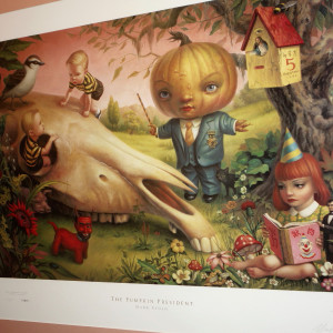 The Pumpkin President by Mark Ryden 